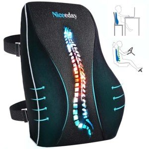 Ergonomic Lumbar Support Pillow for Office Chairs
