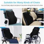 Ergonomic Lumbar Support Pillow for Office Chairs
