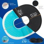 Ergonomic Lumbar Support Pillow for Back Pain Relief