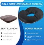 Ergonomic Lumbar Support Pillow for Back Pain Relief
