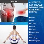 Ergonomic Lumbar Support Pillow for Back Pain Relief