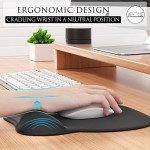 MROCO Ergonomic Mouse Pad with Gel Wrist Support