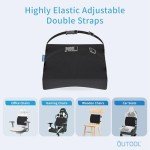 Memory Foam Lumbar Support Pillow for Office Chairs