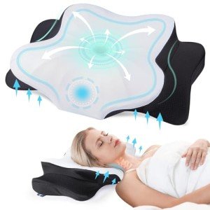 Ergonomic Memory Foam Neck Support Pillow