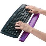 Fellowes Purple Gel Crystals Wrist Rest