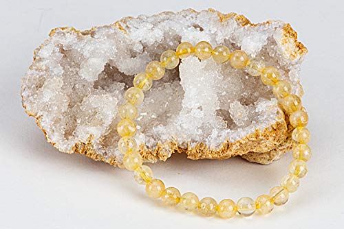 Cherry Tree Citrine Gemstone Beaded Bracelets