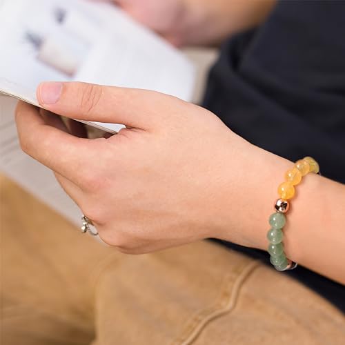 Healing Crystal Bracelet with Natural Stones for Abundance