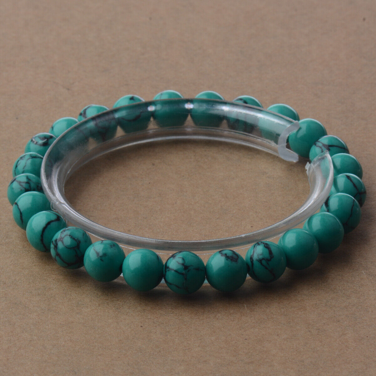 Lake Blue 8MM Gemstone Bracelet for Healing