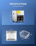 Ultrasonic Jewelry Cleaner with Heater & Timer