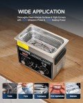 Stainless Steel Ultrasonic Jewelry Cleaner with Heater
