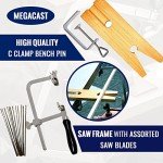 3-in-1 Professional Jeweler's Saw Set with Blades