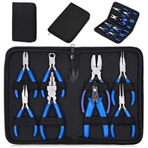 8-Piece Micro Jewelry Plier Set for DIY