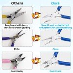 8-Piece Micro Jewelry Plier Set for DIY