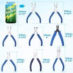 8-Piece Micro Jewelry Plier Set for DIY
