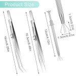 Diamond Tweezers Set for Jewelry and Tiny Objects