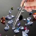 Diamond Tweezers Set for Jewelry and Tiny Objects