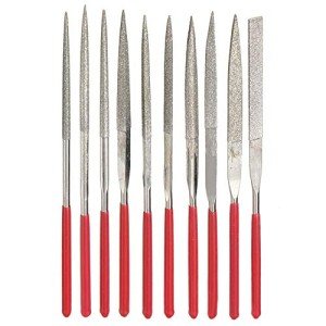 10-Piece Mini Diamond Needle File Set for Jewelers
