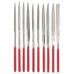 10-Piece Mini Diamond Needle File Set for Jewelers