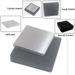 Jeweler's Steel Bench Block with Hammer and Rubber