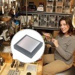 Jeweler's Steel Bench Block with Hammer and Rubber