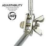 Adjustable Helping Hand with Magnifying Glass for Jewelry