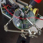 Adjustable Helping Hand with Magnifying Glass for Jewelry