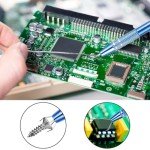 3-Piece Stainless Steel Gemstone Tweezers Set