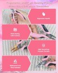 Pink Jewelry Pliers Set with Beading Wire Kit