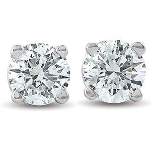 1/2Ct Natural Diamond Studs in 14K Gold