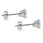 1/2Ct Natural Diamond Studs in 14K Gold