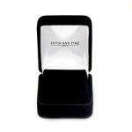 Round Diamond Stud Earrings in 925 Sterling Silver