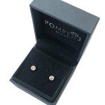 Natural Diamond Stud Earrings in 14K Gold