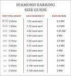 Diamond Stud Earrings in 14k Yellow Gold