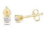 Diamond Stud Earrings in 14k Yellow Gold