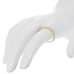 7 Stone Diamond Wedding Band in 14K Gold