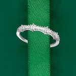 Baguette Diamond Ring in 14kt White Gold