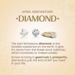 Silver Heart Promise Ring with Round Diamond