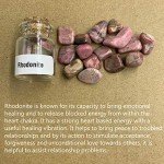 45 Crystal Gemstones in Glass Bottles Set