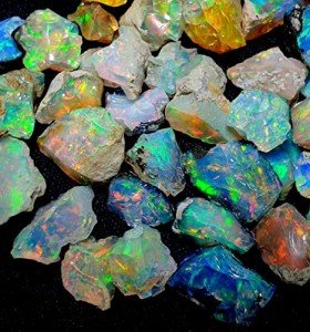 Ethiopian Opal Rough Gemstone for DIY Jewelry