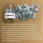 45 Crystal Gemstones in Glass Bottles Set