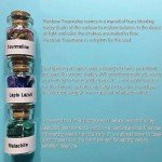 45 Crystal Gemstones in Glass Bottles Set