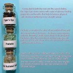 45 Crystal Gemstones in Glass Bottles Set