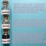45 Crystal Gemstones in Glass Bottles Set