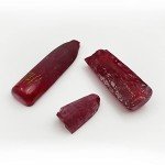 Raw Synthetic Ruby Rough Gemstone for Jewelry Making