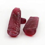 Raw Synthetic Ruby Rough Gemstone for Jewelry Making