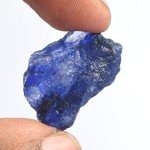 Raw Blue Sapphire Gemstone 19.00 Carat Jewelry