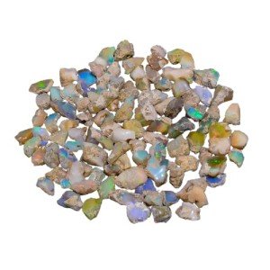 10 Raw Ethiopian Opal Stones for Jewelry Making