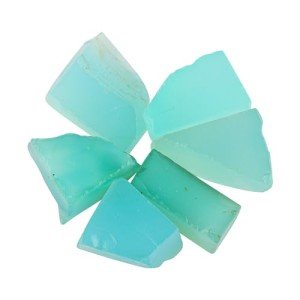 Natural Raw Aqua Chalcedony Gemstones for Jewelry