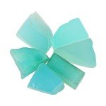 Natural Raw Aqua Chalcedony Gemstones for Jewelry