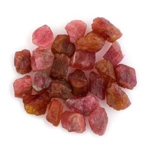Natural Pink Tourmaline Raw Crystals for Jewelry